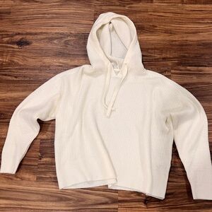 Lucky Brand Cream Hooded Sweater